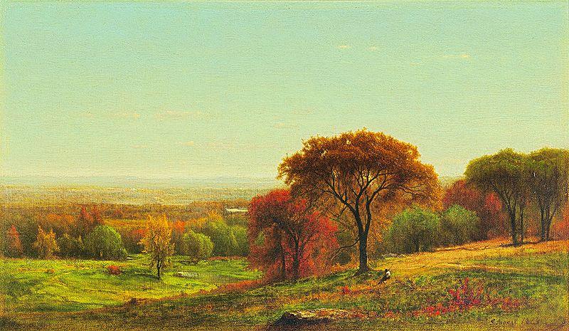 George Inness Across the Hudson Valley in the Foothills of the Catskills oil painting picture
